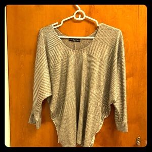 Sparkling silver blouse